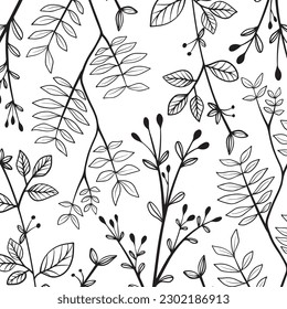 flower floral leaves pattern background