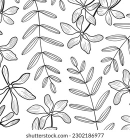 flower floral leaves pattern background