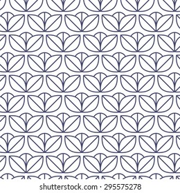 Flower Floral Minimalistic Seamless Pattern Stock Vector (Royalty Free ...