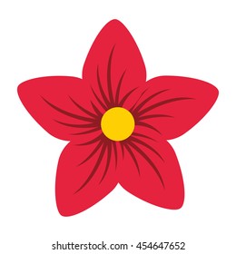 flower floral nature icon vector isolated graphic
