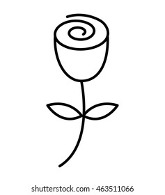 flower floral nature icon vector isolated graphic