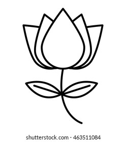 flower floral nature icon vector isolated graphic