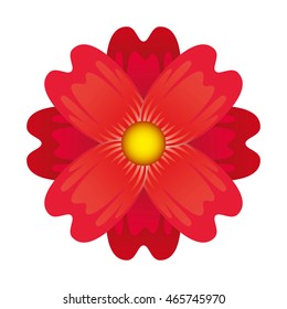 flower floral nature icon vector isolated graphic