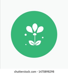 Flower, Floral, Nature, Spring. Vector Icon Template background