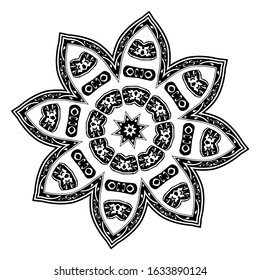 flower floral ornate vector object