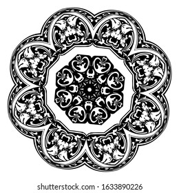 flower floral ornate vector object