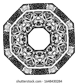flower floral ornate vector object