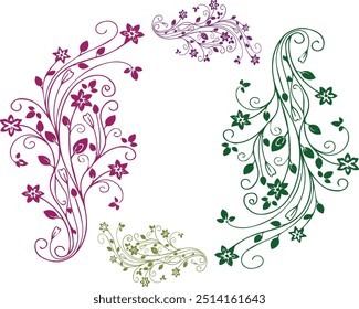 Design De Padrão Floral De Flor Para Sua Empresa