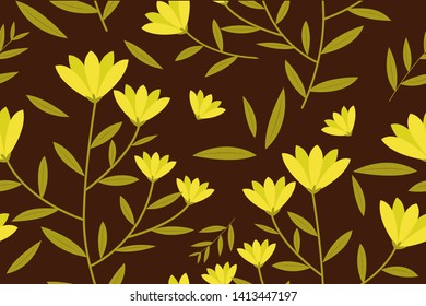 Flower floral pattern light background, for textile, holiday decoration,fabric,cloth,gift paper,prints,decor. Vector illustration