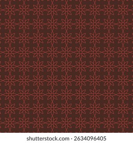 Flor Padrão Floral Curso contínuo geométrico minimalista ornamental 