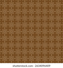 Patrón floral de la flor Trazo inconsútil geométrico minimalista ornamental 