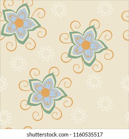 flower floral seamless background