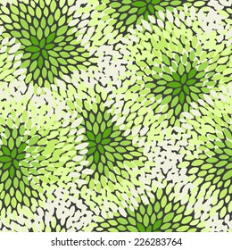 Flower and floral seamless pattern