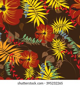 Flower Floral Seamless  Pattern 