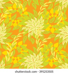 Flower Floral Seamless  Pattern 