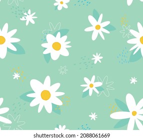 flower and floral seamless pattern background