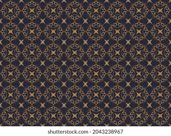 Flower Floral Seamless Pattern Retro Style Background Texture