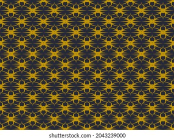 Flower Floral Seamless Pattern Retro Style Background Texture