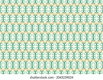 Flower Floral Seamless Pattern Retro Style Background Texture