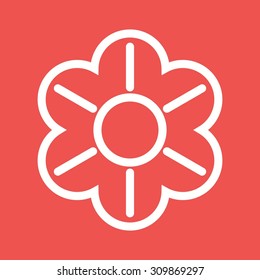 Flower, flowers, plant icon vector image.Can also be used for gardening. Suitable for mobile apps, web apps and print media.