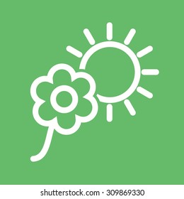 Flower, flowers, plant icon vector image.Can also be used for gardening. Suitable for mobile apps, web apps and print media.