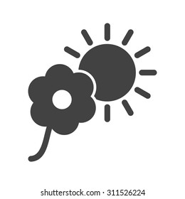 Flower, flowers, plant icon vector image.Can also be used for gardening. Suitable for mobile apps, web apps and print media.