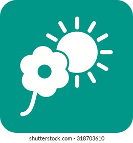 Flower, flowers, plant icon vector image.Can also be used for gardening. Suitable for mobile apps, web apps and print media.
