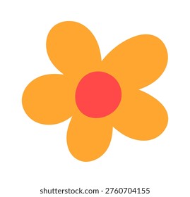 Flower and four rounded
