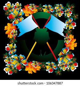 flower frame