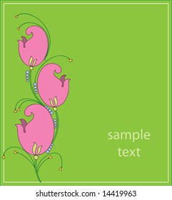 Flower Frame background