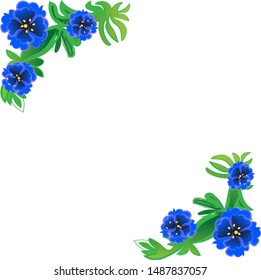 Flower frame banners ,for Valentine's Day,Birthday,wedding.Pattern.Vector illustration.