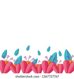 flower frame decoration