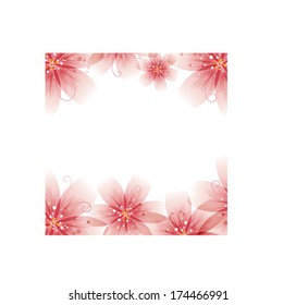 flower frame decorative 