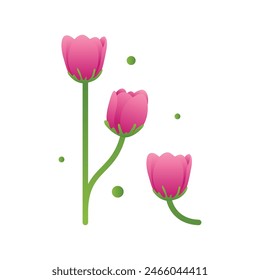 Flower Frame Element Vector Design