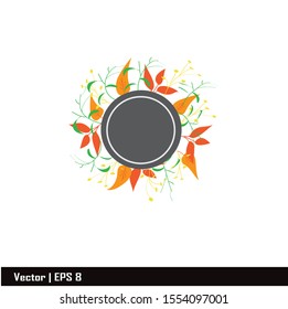 flower frame invitation card background design  for wedding, birthday, party