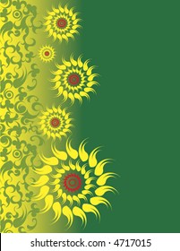 Flower Frame Vector