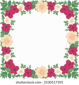flower frame vine, Geometric Ethnic traditional seamless , Aztec, Tribal, Hmong, Native American Indian, Pattern design for wrap, carpet, decorative illustraion


