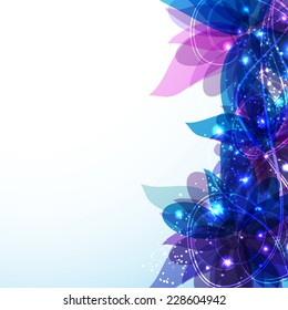 flower frame for your text