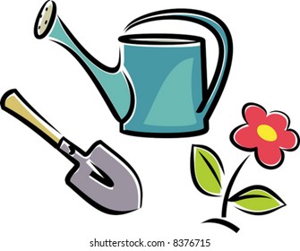 Flowers Watering Can Clipart Hd Stock Images Shutterstock