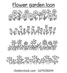 flower garden vector decorative graphic design