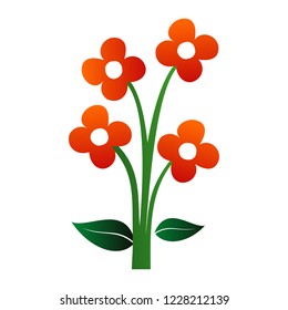 flower garden vector illustration