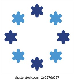 Flower Garland Icon Element für Design