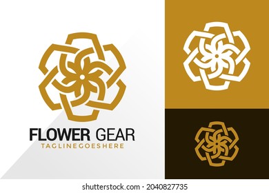 Diseño de logotipo de artes de flores, diseño de logotipos creativos para plantillas