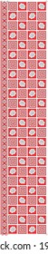 
flower and geometric with border design for fabric print, curtain use