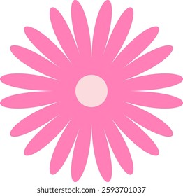 Flower Geometric Icon Vector Illustration