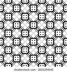 Flower geometric pattern. Seamless vector background. White and black ornament. Ornament for fabric, wallpaper, packaging. 

Decorative print
