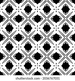 Flower geometric pattern. Seamless vector background. White and black ornament. Ornament for fabric, wallpaper, packaging. 

Decorative print
