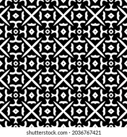 Flower geometric pattern. Seamless vector background. White and black ornament. Ornament for fabric, wallpaper, packaging. 

Decorative print
