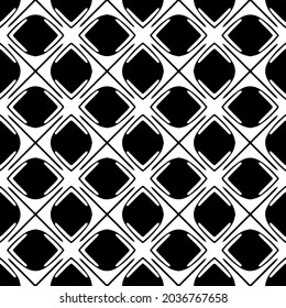 Flower geometric pattern. Seamless vector background. White and black ornament. Ornament for fabric, wallpaper, packaging. 

Decorative print
