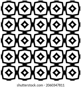 Flower geometric pattern. Seamless vector background. White and black ornament. Ornament for fabric, wallpaper, packaging. 

Decorative print.